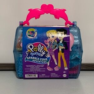Polly Pocket™ Sparkle Cove Adventure Island Treasure Chest Playset-New